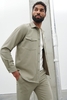 Benson Over Shirt - Khaki,  XL