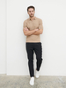 Corey Short Sleeve Knit Polo -
Brown Marl,  S