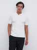 Harrison Knitted Polo - Cream,
 S