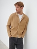 Jacques Ribbed Knit Shirt -
Camel,  S