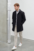 Pierre Long Line Collared Coat
- Black,  S