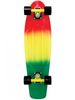 7.5" x 27" Nickel Fade Complete Cruiser Skateboard - Rasta