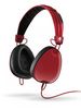 Aviator w/Mic Headphones - Red/Black