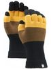 Touch N Go Knit 14/15 Liner Gloves - Goldenrod Colorblock