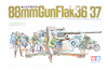 88mm Gun Flak 36/37 (With Motorbike and 9 Soldiers) [Kit]