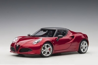 Alfa Romeo 4C Spider in Competition Red (1:18 scale by AUTOart 70142)