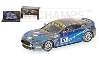Aston Martin V8 Vantage (24Hr ADAC Nurburgring 2010) in Blue and Grey (1:43 scale by Minichamps 437101367)