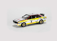 Audi Quattro (Bernard Darniche - Tour de Corse 1984) in White (1:43 scale by Trofeu TR1621)