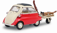 BMW Isetta (With Trailer + Ski"s)