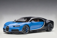 Bugatti Chiron (2017) in French Blue and Atlantic Blue (1:18 scale by AUTOart 70993)