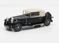 Bugatti Type 46 Faux Cabriolet by Veth and Zoon in Black (1:43 scale by Matrix Scale Models 40205-031)