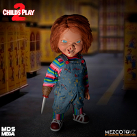 Child"s Play Menacing Chucky Mezco Designer Series (Mega Scale) with Sound Poseable Figure