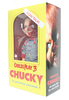 Child"s Play Pizza Face Chucky Mezco Designer Series (Mega Scale) with sound Poseable Figure (Damaged Item) (Damaged Item)