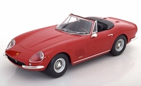 Ferrari 275 GTB4 NART Spyder (1967) in Red (1:18 scale by KK Scale Models DC180234)