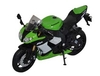 Kawasaki ZX-10R Ninja (2009) Diecast Model Motorcycle