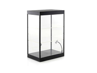 LED Showcase with Two Shelves Display Case