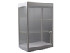 LED Showcase with Two Shelves Display Case