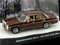 Mercedes Benz 200 D Diecast Model Car from James Bond For Your Eyes Only