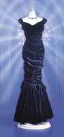Princess Diana - Midnight Blue Velvet Ball Gown