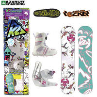 K2 Lil Kandi Grom Pack Kids Snowboard Package 2012 - Size 12 Boot