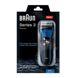 Braun Series 3 340s-4 Shaver with Wet & Dry Functionality