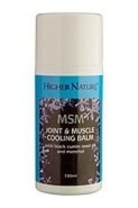 Higher Nature MSM Joint & Muscle Cooling Balm 100ml