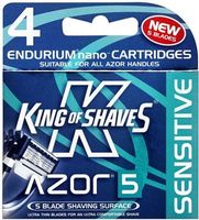 King of Shaves Azor 5 Endurium nano 5-Blade Cartridges