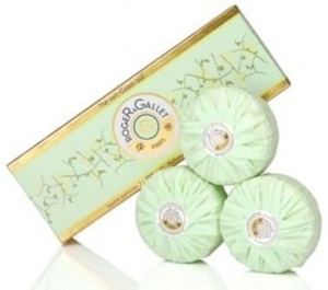 Roger & Gallet Green Tea Perfumed Soap Coffret 3 x 100g