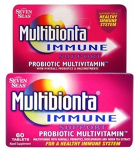 Seven Seas Advanced Formula Multibionta Immune Support Probiotic Multivitamin Tablets