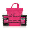 Sleep-In Rollers Black Velcro Sleep-In Rollers x 20 In Pink Drawstring Bag