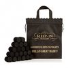 Sleep-In Rollers Black Velcro Sleep-In Rollers x 20 Plus Drawstring Bag