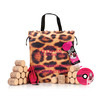 Sleep-In Rollers Brown Leopard Rollers x 20 Plus Drawstring Bag