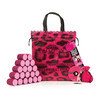 Sleep-In Rollers Pink Leopard Rollers x 20 Plus Drawstring Bag