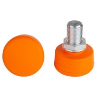 Adjustable Round Toe Stops - Orange
