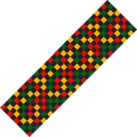 Checkered Rasta Scooter Griptape