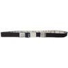 Interchange Reversible Black Web Belt