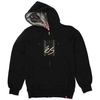 Main Block Fill Black Zip Hoody