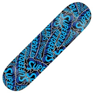 Overkill Blue Skateboard Deck