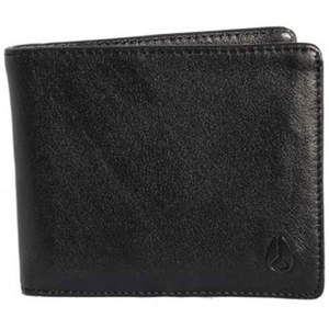 Satellite Big Bill All Black Bi-Fold ID Coin Wallet