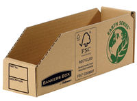 Bankers Box by Fellowes Parts Bin Corrugated Fibreboard Packed Flat 76x280x102mm Ref 07352 [Pack 50]
