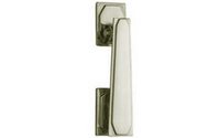 Art Deco Knocker 150 mm - Polished Brass Lacquered