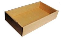 Beech Finish Drawer 90 mm High for Cabinet Width 600 mm - Standard finish
