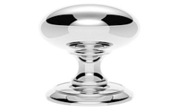 Centre Door Knob 100 mm - Satin Chrome Plate