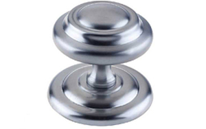 Centre Door Knob 102 mm - Satin Chrome Plate