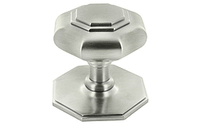 Centre Door Knob 69 mm - Satin Chrome Plate