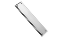 Finger Plate 285 x 67 mm - Polished Brass Unlacquered