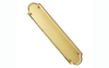 Fingerplate 305 x 64 mm - Polished Brass Lacquered