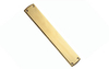 Fingerplate 382 x 64 mm - Polished Brass Lacquered