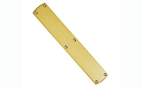 Fingerplate 457 x 76 mm - Polished Brass Lacquered