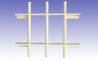 Fixed External Security Window Bars 1200 x 1100 mm - Standard finish